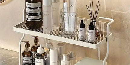 2 Tier Shelf Kitchen Storage Rack Organizer for Home and Countertop Organization