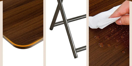 Portable Folding Desk Table X-Shaped Stable for Home Office Study
