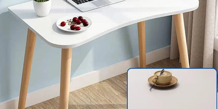 Rectangular Desktop Computer Desk Office Table Sturdy Space-Saving Home Office