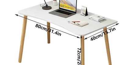 Rectangular Desktop Computer Desk Office Table Sturdy Space-Saving Home Office