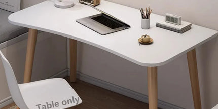 Rectangular Desktop Computer Desk Office Table Sturdy Space-Saving Home Office