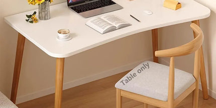 Rectangular Desktop Computer Desk Office Table Sturdy Space-Saving Home Office