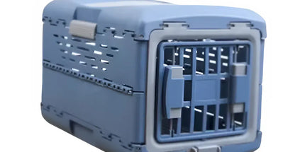 Foldable Pet Carrier Portable Dog Cat Travel Bag Cage House Kennel Case Blue