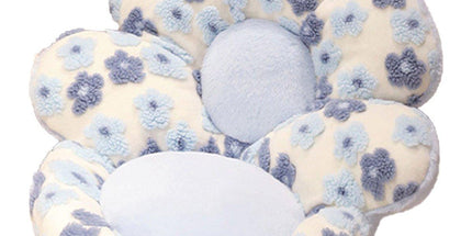 Cute Soft Seat Cushion Flower Shaped Lazy Sofa Pad for Office Chairs and Home Use - Green
