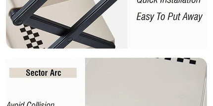 5 Tier Folding Shoe Rack Simple Shoe Storage Organizer for Home and Closet Use