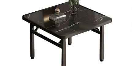Folding Square Table Space Saving Durable for Home Office Balcony