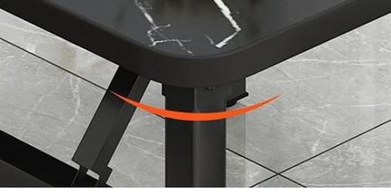 Folding Square Table Space Saving Durable for Home Office Balcony