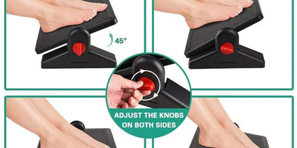 Ergonomic Footrest Stool for Office Foot Pedal Massage Footboard Home