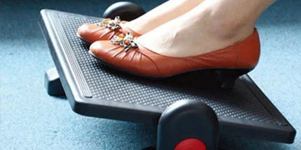 Ergonomic Footrest Stool for Office Foot Pedal Massage Footboard Home