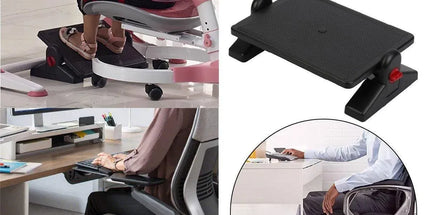 Ergonomic Footrest Stool for Office Foot Pedal Massage Footboard Home