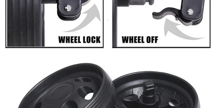 Foldable Aluminum Golf Push Pull Trolley Cart Lightweight Buggy for Easy Transport