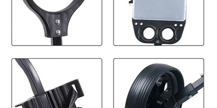 Foldable Aluminum Golf Push Pull Trolley Cart Lightweight Buggy for Easy Transport