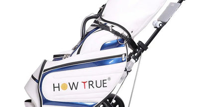 Foldable Aluminum Golf Push Pull Trolley Cart Lightweight Buggy for Easy Transport