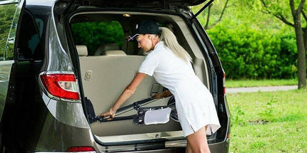 Foldable Aluminum Golf Push Pull Trolley Cart Lightweight Buggy for Easy Transport