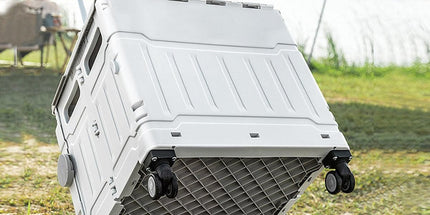 Light Grey Folding Utility Trolley with Lid - 1 Piece Tyack eCommerce Solutions