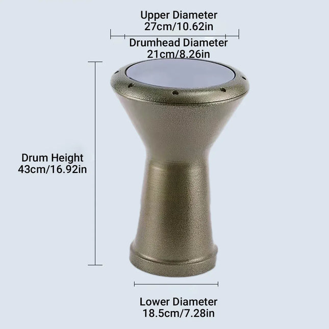 African Drum Belly Dance Hand Drum Arabic Drum Accompaniment Instrument Durable