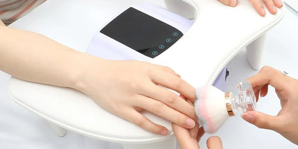 Manicure Hand Rest PU Leather Nail Arm Cushion Portable Tilting Detachable Pad