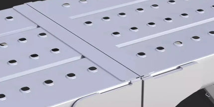 Folding Scaffolding Platform Galvanized Steel Pipe 150kg Load-Bearing Adjustable