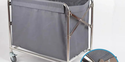 Multi Functional Hand Pushed Cloth Cleaning Service Cart Hotel Guesthouse Rooms