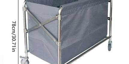 Multi Functional Hand Pushed Cloth Cleaning Service Cart Hotel Guesthouse Rooms