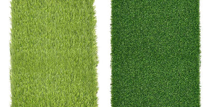 Artificial Synthetic Grass Lawn Realistic Fake Turf Garden Outdoor Decor Set - 1cm