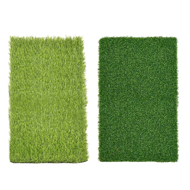 Artificial Synthetic Grass Lawn Realistic Fake Turf Garden Outdoor Decor Set - 2cm