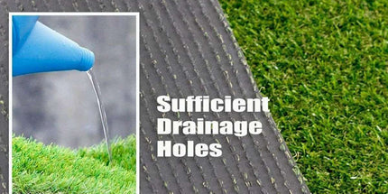 Artificial Synthetic Grass Lawn Realistic Fake Turf Garden Outdoor Decor Set - 2cm