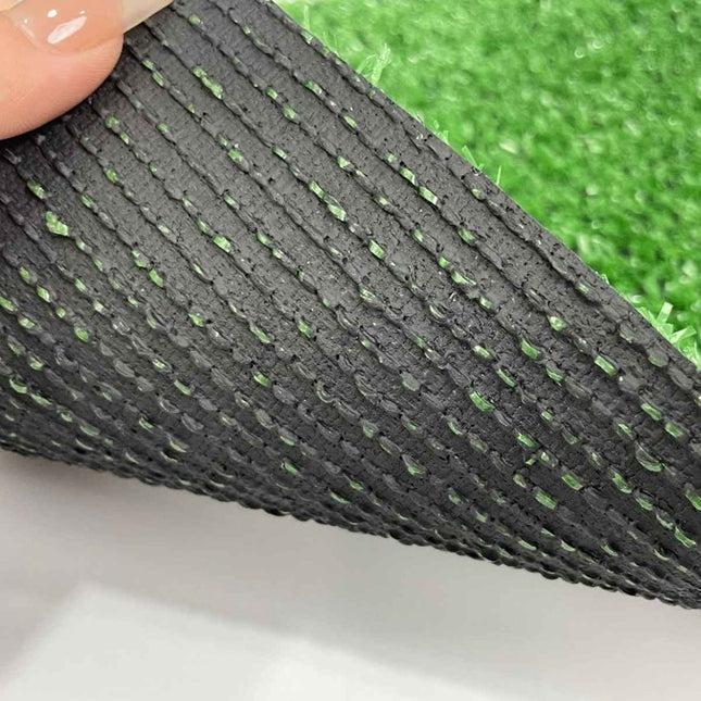 Artificial Synthetic Grass Lawn Realistic Fake Turf Garden Outdoor Decor Set - 2cm