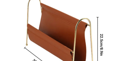 Minimalist Metal Magazine Rack Easy to Use Durable for Home Office Living Room
