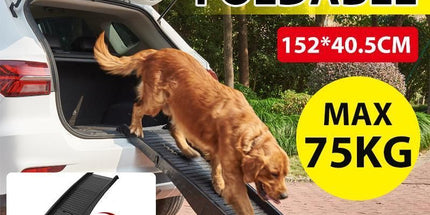 Dog Ramp Pet Car Suv Travel Stair Step Foldable Portable Lightweight Ladder