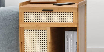 Small Bedroom Nightstand Storage Cabinet Sideboard Cabinet for Home Organization