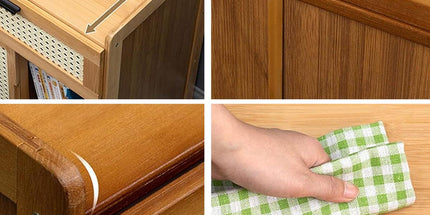 Small Bedroom Nightstand Storage Cabinet Sideboard Cabinet for Home Organization