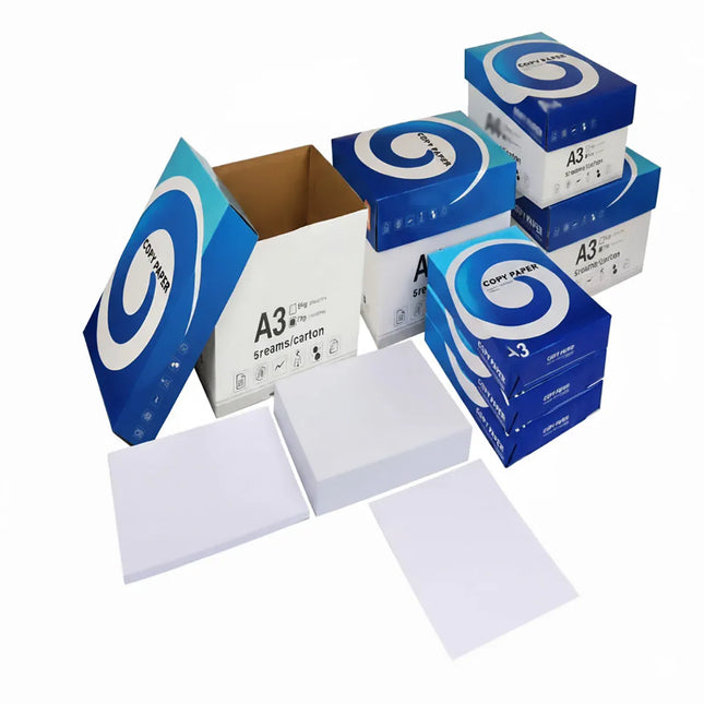 2500 Sheets A4/A3 Printing Paper Premium White No Ghosting for Home Office Use - A3