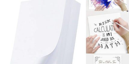 2500 Sheets A4/A3 Printing Paper Premium White No Ghosting for Home Office Use - A3