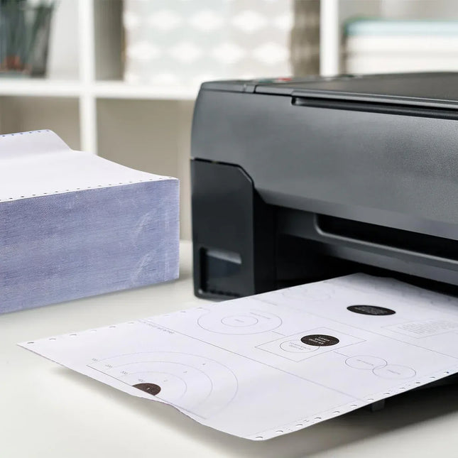 2000Pages Dot Matrix Printer Paper 381x279mm Clear Colour Rendering for Computer