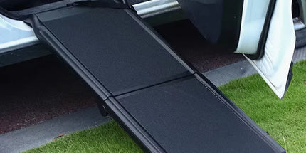 Pet Folding Stair Ladder Step Black Portable Dog Ramp Car Travel Stairs Steps