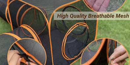 4pcs Outdoor Pet Enclosure Dog Cat Folding Tunnel Italian Combination Tent