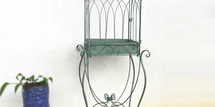 Iron Balcony Plant Stand Floor Rack Metal Garden Display Shelf Garden Decoration Tyack eCommerce Solutions