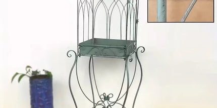 Iron Balcony Plant Stand Floor Rack Metal Garden Display Shelf Garden Decoration Tyack eCommerce Solutions