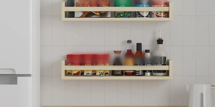 2PCS Solid Wood Wall Mounted Shelf Sturdy Durable Easy Installation Home Decor