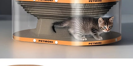 Cat Scratch Board Tunnel Bed Multifunctional Toy Passage For Indoor Rest Play