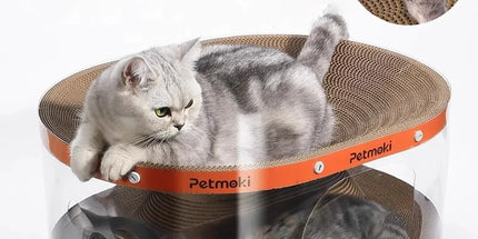 Cat Scratch Board Tunnel Bed Multifunctional Toy Passage For Indoor Rest Play