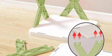Simple Shoe Rack Home Use Space Saving Clip Storage Organizer Cabinet Stand - Green