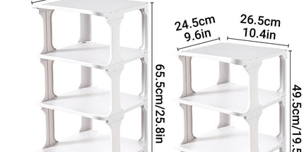 4/5Tier Shoe Rack Organizer Shelf Space Saving Storage Stand For Entryway Home - 5-Tier