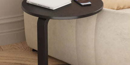 Small Round Coffee Table Simple Sofa Side Table Compact Modern Home Furniture