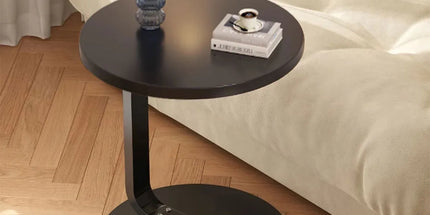 Small Round Coffee Table Simple Sofa Side Table Compact Modern Home Furniture