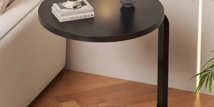 Small Round Coffee Table Simple Sofa Side Table Compact Modern Home Furniture