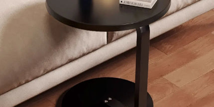 Small Round Coffee Table Simple Sofa Side Table Compact Modern Home Furniture