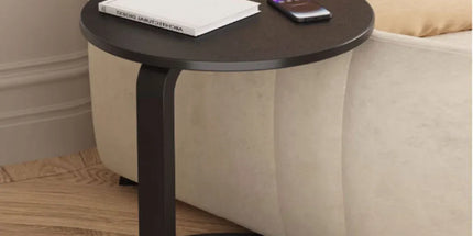 Small Round Coffee Table Simple Sofa Side Table Compact Modern Home Furniture