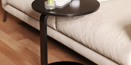 Small Round Coffee Table Simple Sofa Side Table Compact Modern Home Furniture